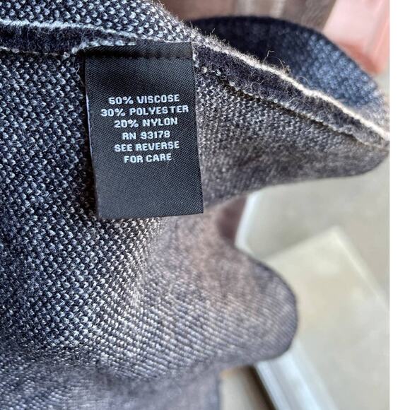 Premise Womens Medium Navy Blue Open Front Cardigan Sweater Pockets Blend - Picture 4 of 10